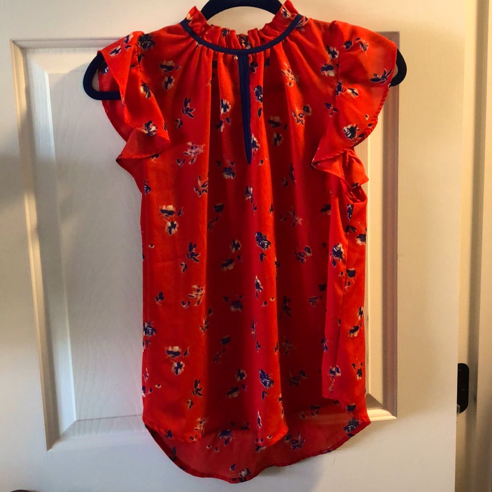 Red blouse!!!